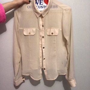 Cream Blouse